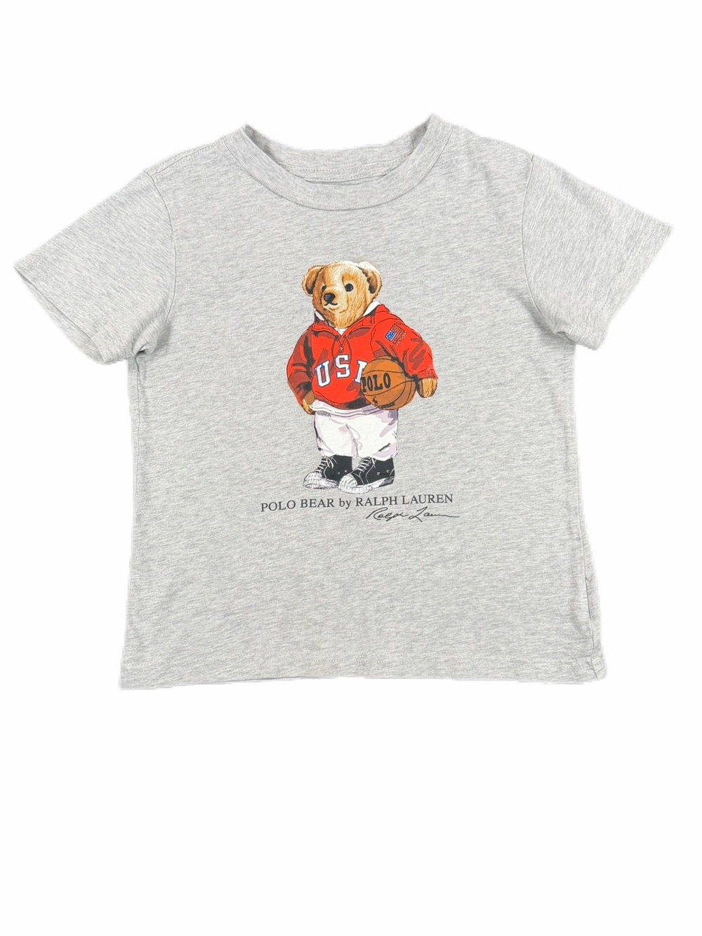 POLO Ralph Lauren Little Boy Cotton Jersey Polo Bear Tee- 3/3T